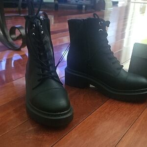 Style & Co. Sleek Black Moto Boots